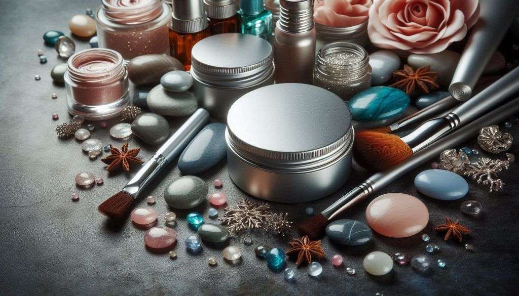 Aluminum in the cosmetic industry Aluminum jars cosmetic packaging with srew cap
